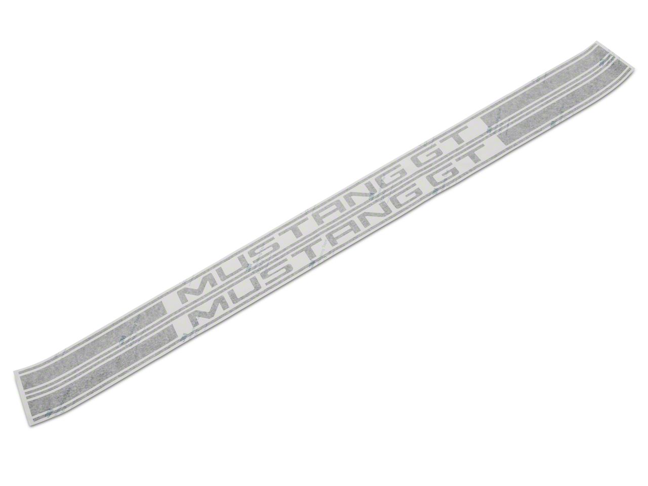 Mustang Rocker Stripes with Mustang GT Lettering; Black (15-23