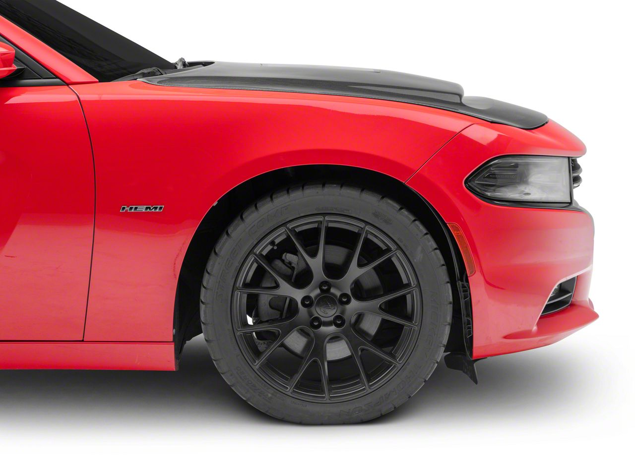 Black Ops Auto Works Charger Demon Hood; Carbon Fiber