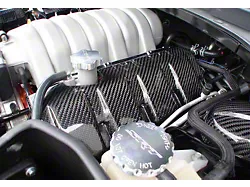 Black Ops Auto Works Engine Covers; Carbon Fiber (06-10 6.1L HEMI Charger)
