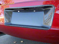 Black Ops Auto Works Licence Plate Insert; Carbon Fiber (06-10 Charger)