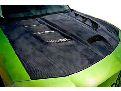 Black Ops Auto Works Sniper 1.0 Hood; Carbon Fiber (06-10 Charger)