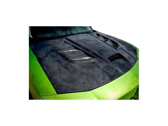 Black Ops Auto Works Sniper 1.0 Hood; Unpainted (06-10 Charger)