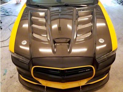 Black Ops Auto Works Sniper 2.0 Hood; Carbon Fiber (11-14 Charger)