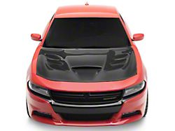Black Ops Auto Works Sniper Hood; Carbon Fiber (15-23 Charger)