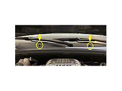 Black Ops Auto Works Windshield Washer Squirter Relocation Kit (06-23 Charger w/ Black Ops Hood)