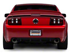 SEC10 Rear Decklid Decal; Gloss Black (05-09 Mustang)