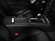 SpeedForm Premium Black Leather E-Brake Boot; Red Stitch (10-14 Mustang)
