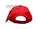 Tri-Bar Pony Hat; Black and Red