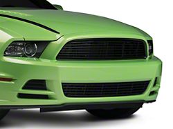 Modern Billet Retro Grille; Black (13-14 Mustang GT)