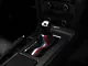 SpeedForm Premium Black Leather Shift Boot; Red, White and Blue Stripe (10-14 Mustang)