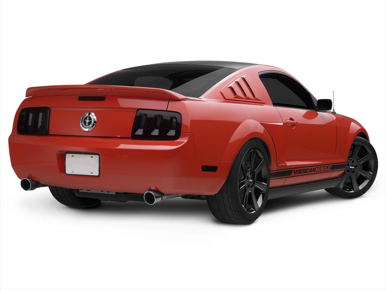 Mustang S197 Saleen Style Gloss Black Wheel; 20x9; 30mm Offset (05-09 ...