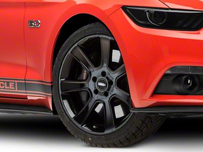 S197 Saleen Style Gloss Black Wheel; 20x9 (15-23 Mustang GT, EcoBoost, V6)