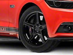Saleen Style Gloss Black Wheel; 19x8.5; 30mm Offset (15-23 Mustang EcoBoost w/o Performance Pack, V6)