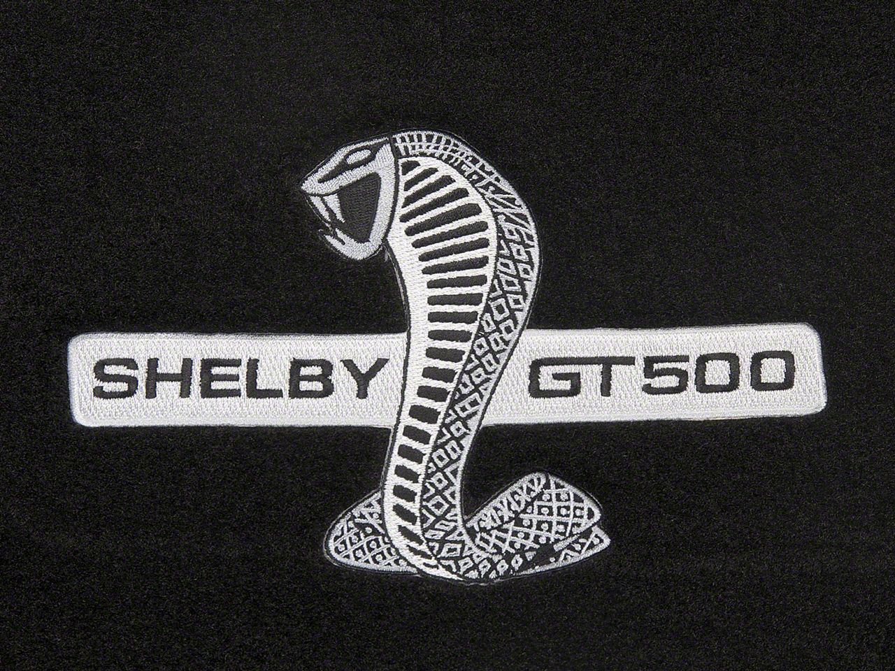 Lloyd Mustang Front and Rear Floor Mats with Shelby GT500 Logo