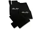 Lloyd Front and Rear Floor Mats with Carroll Shelby Signature; Black (05-10 Mustang)