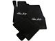 Lloyd Front and Rear Floor Mats with Carroll Shelby Signature; Black (11-12 Mustang)