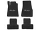 Lloyd Front and Rear Floor Mats with Carroll Shelby Signature; Black (13-14 Mustang)