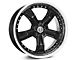 Shelby Razor Gloss Black Wheel; 20x9 (15-23 Mustang GT, EcoBoost, V6)