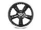 Shelby Razor Gloss Black Wheel; 20x9 (15-23 Mustang GT, EcoBoost, V6)