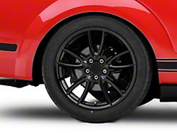 Track Pack Style Gloss Black Wheel; Rear Only; 19x10; 48mm Offset (05-09 Mustang)