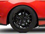 Track Pack Style Gloss Black Wheel; Rear Only; 19x10; 48mm Offset (15-23 Mustang GT, EcoBoost, V6)