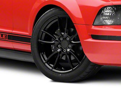 Track Pack Style Gloss Black Wheel; 19x8.5 (05-09 Mustang)