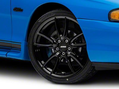 Track Pack Style Gloss Black Wheel; 19x8.5 (94-98 Mustang)