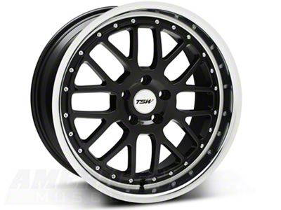 TSW Valencia Black Wheel; 19x9.5 (15-17 Mustang)