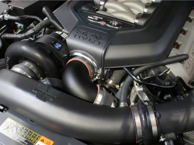 Vortech V-3 Si-Trim Supercharger Kit; Black Finish (11-14 Mustang GT w/ Manual Transmission)