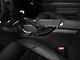 SpeedForm Premium Black Leather E-Brake Boot; White Stitch (10-14 Mustang)