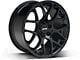Staggered AMR Black Wheel and Sumitomo Maximum Performance HTR Z5 Tire Kit; 18x8/9 (94-04 Mustang)