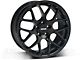 Staggered AMR Black Wheel and Sumitomo Maximum Performance HTR Z5 Tire Kit; 18x8/9 (94-98 Mustang)