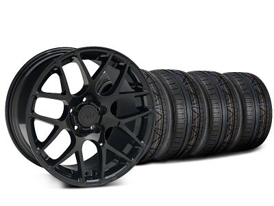 19x8.5 AMR Wheel & NITTO High Performance INVO Tire Package (05-14 Mustang)