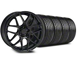 19x8.5 AMR Wheel & Pirelli All-Season P Zero Nero Tire Package (15-23 Mustang GT, EcoBoost, V6)