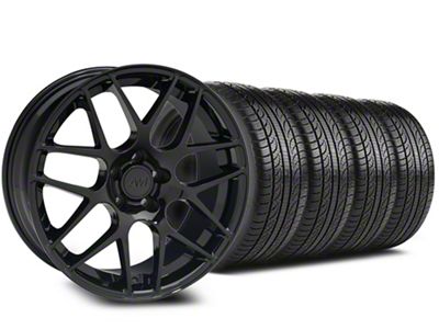 19x8.5 AMR Wheel & Pirelli All-Season P Zero Nero Tire Package (15-23 Mustang GT, EcoBoost, V6)