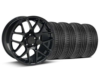 19x8.5 AMR Wheel & Sumitomo High Performance HTR Z5 Tire Package (15-23 Mustang GT, EcoBoost, V6)