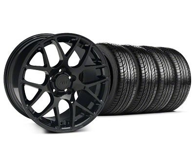 19x8.5 AMR Wheel & Pirelli All-Season P Zero Nero Tire Package (05-14 Mustang)