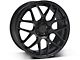 Staggered AMR Black Wheel and Mickey Thompson Tire Kit; 20-Inch (15-23 Mustang GT, EcoBoost, V6)