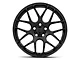 Staggered AMR Black Wheel and Mickey Thompson Street Comp Tire Kit; 20-Inch (15-23 Mustang GT, EcoBoost, V6)