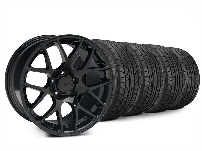 20x8.5 AMR Wheel &amp; NITTO High Performance NT555 G2 Tire Package (15-23 Mustang GT, EcoBoost, V6)