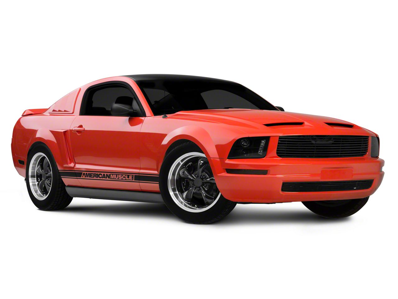 Mustang 18x9 Bullitt Wheel & Mickey Thompson Street Comp