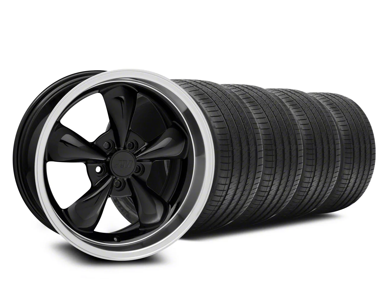 【お気にいる】 Mustang 18x9 Bullitt Wheel & Sumitomo High Performance HTR スポーツトイ・アクショントイ
