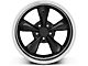 18x9 American Muscle Wheels Bullitt Wheel - 255/45R18 Mickey Thompson High Performance Summer Street Comp Tire; Wheel & Tire Package (05-10 Mustang GT; 05-14 Mustang V6)