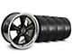 18x9 American Muscle Wheels Bullitt Motorsport Wheel - 245/40R18 Mickey Thompson High Performance Summer Street Comp Tire; Wheel & Tire Package (87-93 Mustang w/ 5-Lug Conversion)