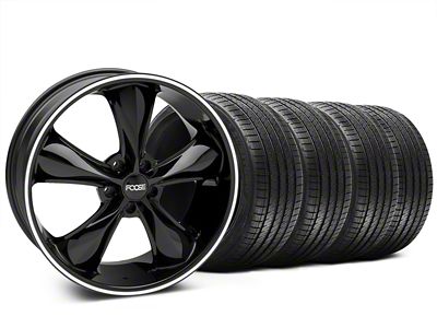 20x8.5 Foose Legend Wheel & Sumitomo High Performance HTR Z5 Tire Package (05-14 Mustang GT, V6)