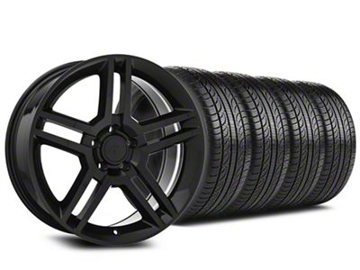 19x8.5 2010 GT500 Style Wheel & Pirelli All-Season P Zero Nero Tire Package (05-14 Mustang)
