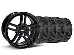 Staggered 19x8.5/10 2010 GT500 Style Wheel and Sumitomo HTR Z5 Summer Tire Package (05-14 Mustang)