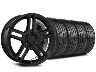 19x8.5 2010 GT500 Style Wheel & Pirelli All-Season P Zero Nero Tire Package (05-14 Mustang)