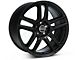 Staggered Laguna Seca Style Black Wheel and Pirelli Tire Kit; 19x9/10 (05-14 Mustang)