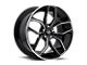 20x8.5 Foose Outcast Wheel - 255/35R20 Mickey Thompson High Performance Summer Street Comp Tire; Wheel & Tire Package (05-14 Mustang)